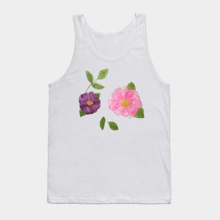 watercolour pink flowers watercolur pink flowers Tank Top